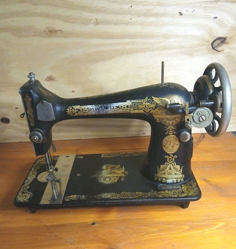 Antique singer treadle sewing - antique,