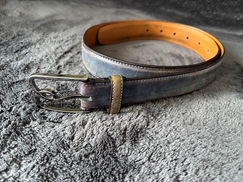 Berluti leather belt - belt, size