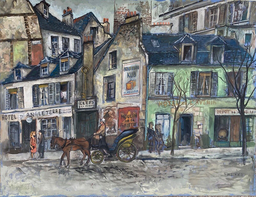 Jacques fabrès gouache sur - fabrès,
