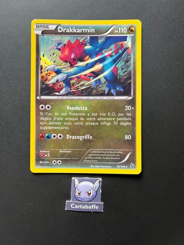 Carte pokémon drakkarmin - pokémon,