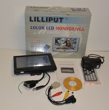 Lilliput 619gl-70np/C 7” Couleur Moniteur LCD / VGA W Power, Câbles Remote Read