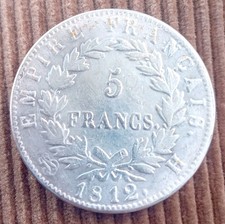 5 FRANCS 1812 H LA Rochelle