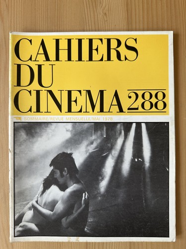Cahiers cinéma 288 - du, n°