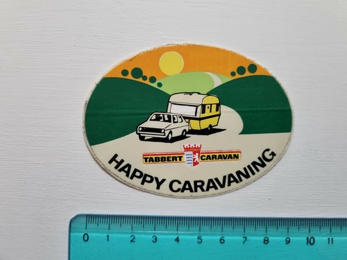 Autocollant happy caravaning - autocollant,