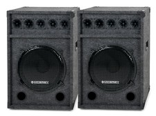 2x Enceinte DJ PA Haut Parleur 15" (38cm) Sono Disco Caisson de Basses 1200w