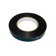 RUBAN ADHESIF DOUBLE FACE MOUSSE MULTI SURFACE NOIR 15 mm x 10 Mètres