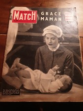 Paris Match n°408 ★ 2 février 1957 ★ Monaco : Grace Kelly, naissance de Caroline