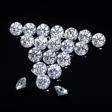 Diamant blanc rond certifié