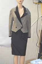 ANCIEN ENSEMBLE VESTE JUPE LOUIS FERAUD TAILLE 36/38 TAILLEUR MANTEAU 