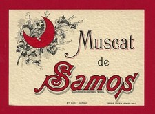 Etiquette MUSCAT DE SAMOS VIN