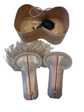 Paire d' épaulettes d'Officier subalterne, France vers 1900, 3 ème République.