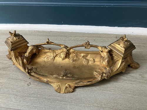 Superbe encrier bronze - superbe,