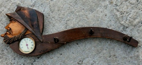 Porte clef mural bois - bois, et