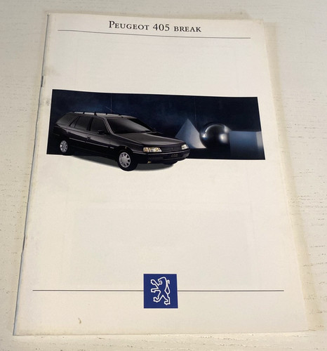 Brochure vente peugeot - brochure, 405