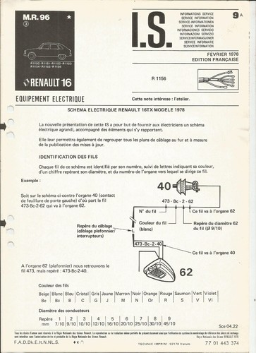 Renault r16 tx r - renault,