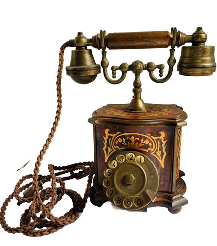 Telcer italy wood brass metal - brass,