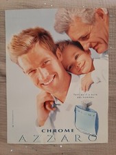 Publicité papier Parfum. Azzaro Chrome de 2002 - Perfume Ad