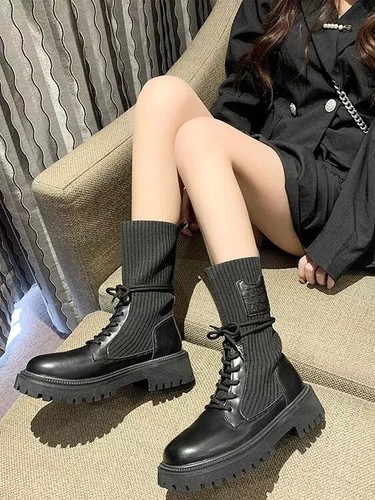Bottines bottes rangers femme - bottines,