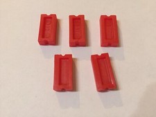 LOT X5 DOMINOS ROUGE DU JEU