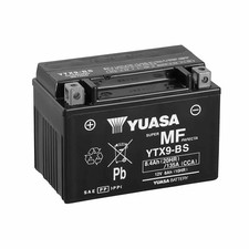 BATTERIE MOTO YUASA AGM YTX9-BS 12V 8AH 135A