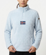 Veste polaire col zippé haut
