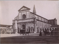 Italie, Florence, Basilica of Santa Maria Novella, Vintage print, ca.1880 Tirage
