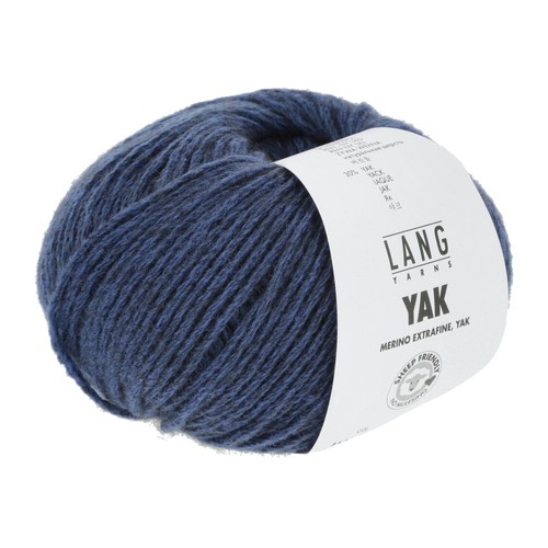 Lang yarns yak - laine, bleue