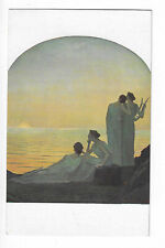 PEINTURE PEINTRE  ALPHONSE OSBERT  SOIR ANTIQUE