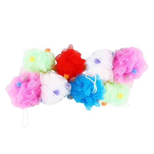 8pcs éponge boule bain - boule,