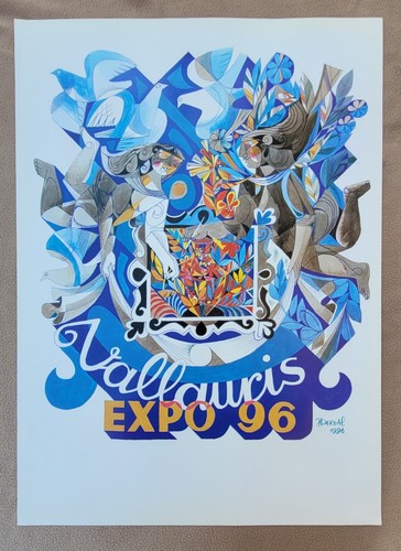 Affiche jean derval vallauris - derval,
