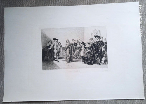 Gravure eau forte courante - gravure,