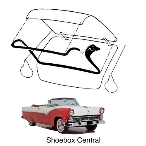 1955 1956 ford trunk deck - 1955,