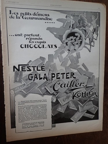 Nestle chocolats gala - chocolats, peter