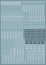 Décalcomanie à l'eau, train