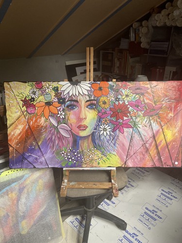 Peinture tableau pop art - peinture,