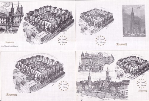 Lot cartes postales - de,