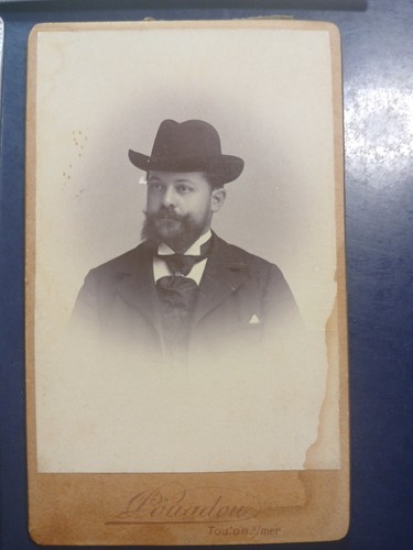 Cdv portrait 1900 - c.1900, homme