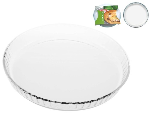 Plat rond verre trempé - plat,
