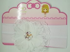 bandeau bébé fleur Disney élastique tête accessoire cheveux fille enfant mariage