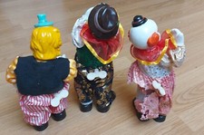 lot 3 clowns tete porcelaine