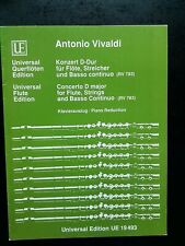 PARTITION - VIVALDI  / Concerto pour flute et piano RV 783