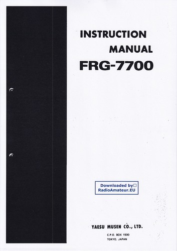 Operating instructions with - operating,