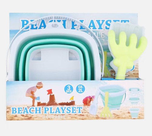 Seau pliable plage - , +
