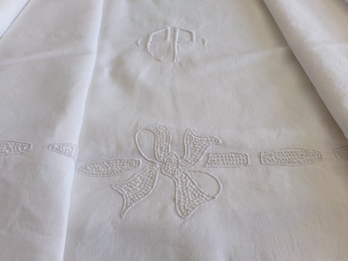 Drap métis monogramme - drap,