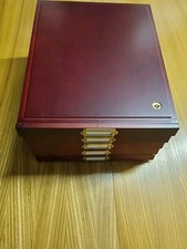 Coffret Leuchtturn Tiroir  140 pièces de 2 € Sous Capsules Et 1 Plateau Carré 