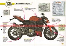 DUCATI 1098 StreetFighter 2009 Street Fighter Joe Bar Team Fiche Moto #001771