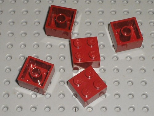 Lego dkred bricks 2x2 - 5, ref