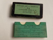 10 Anciennes diapositives pour projection Musée Toulouse-Lautrec