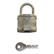 Ancien cadenas + 1 clé / modèle SOS / 7 cm