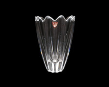 Vase vintage en cristal design scandinave Suède Orrefors 1970 Jan Johannson
